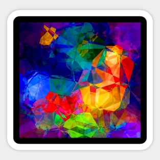 Rainbow Abstract Sticker